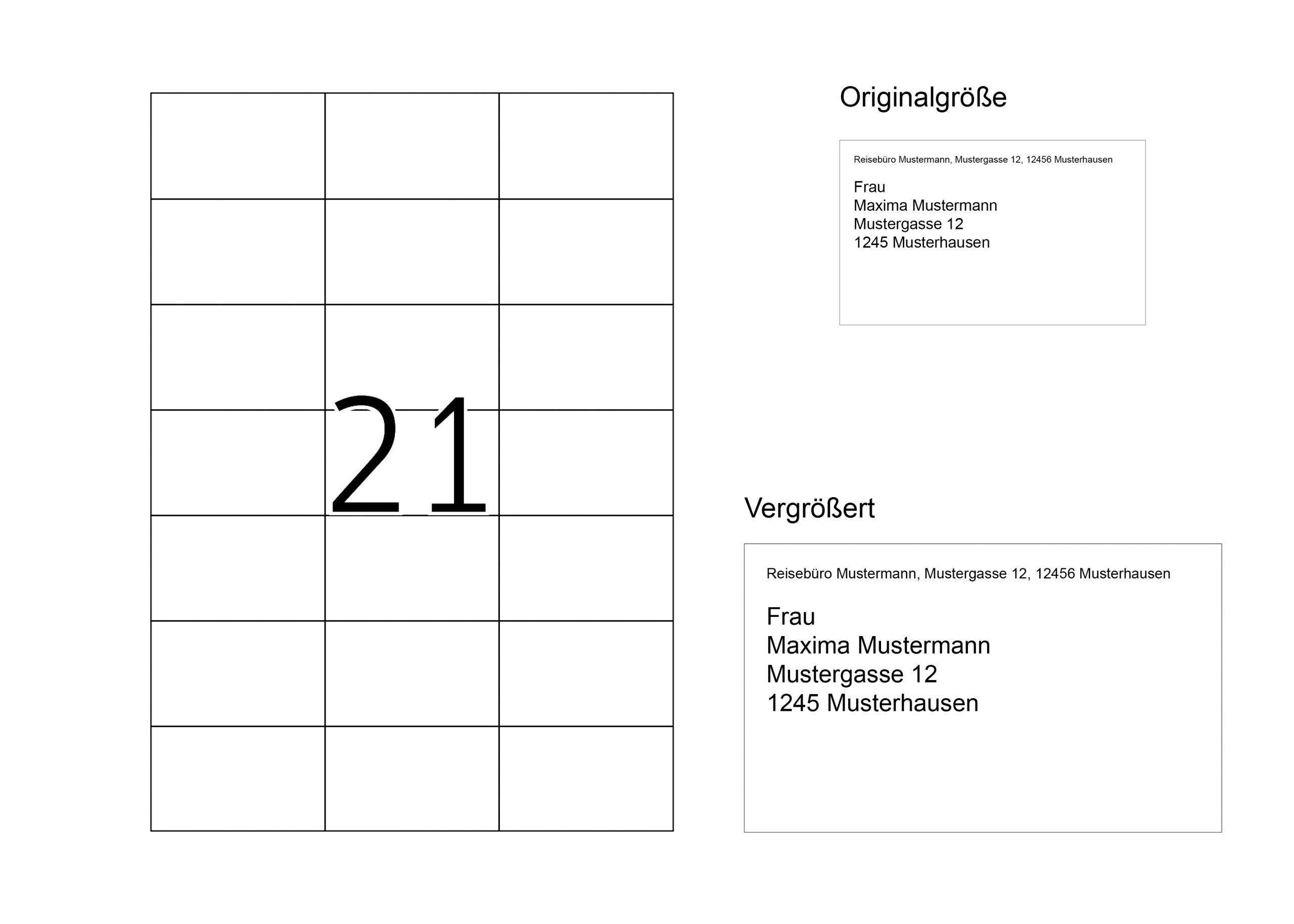 Etikettenweiß Weiße Etiketten – Bild 1