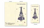 Weihnachtskarte aus Graspapier FIRST REISEBÜRO – Bild 8
