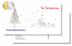 TUI ReiseCenter Maxipostkarte mit Heißfolienprägung