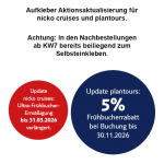 Aufkleber Aktionsänderung